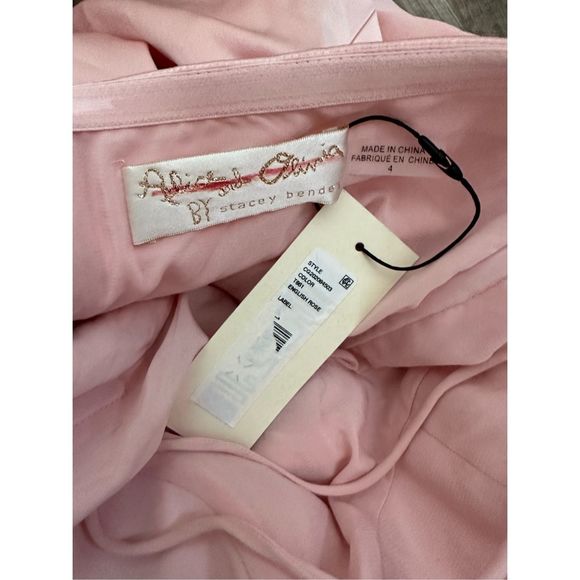 Alice + Olivia Phaedra Draped-Panel Strapless Bustier Gown - Picture 11 of 11